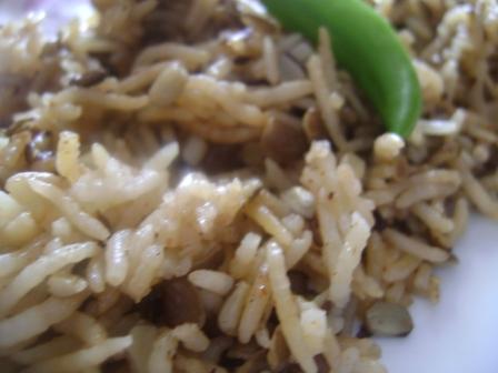 Black Bean Pulao